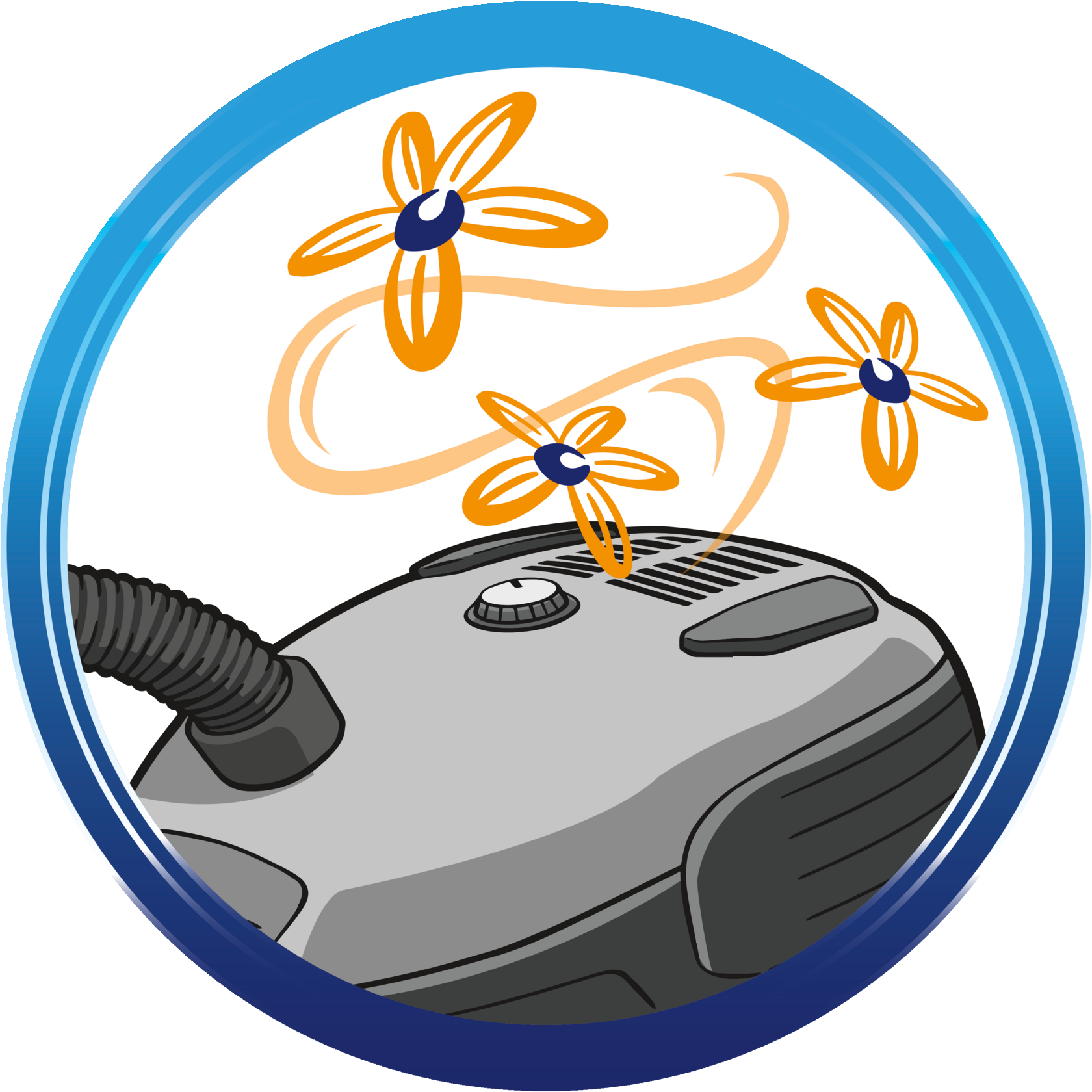 Symbol für lang anhaltenden Staubsaugerdeo-Duft