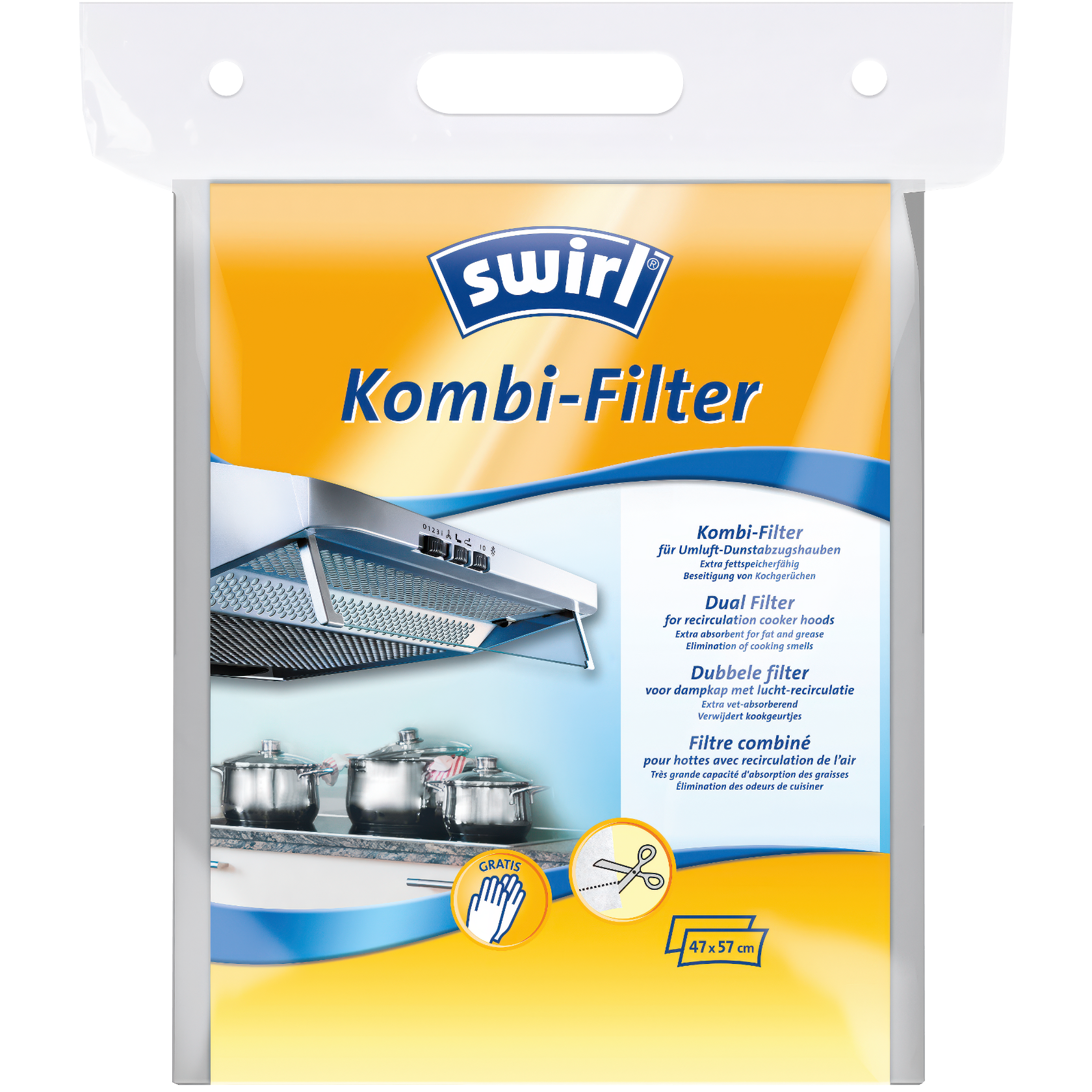 Swirl Kombi-Filter Verpackung Vorderseite