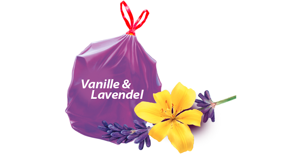 Scented bin liners Vanilla Lavender