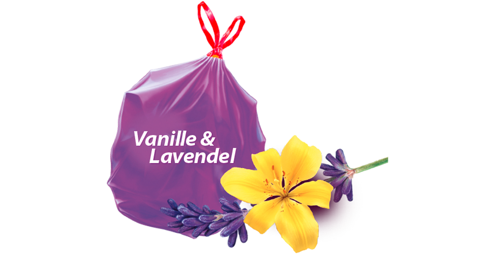 Scented bin liners Vanilla Lavender Scented bin liners Vanilla Lavender