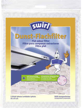 Swirl® vlakfilter voor dampkap
