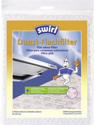 Swirl® vlakfilter voor dampkap Swirl® vlakfilter voor dampkap
