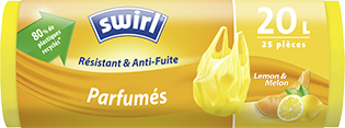 Sacs poubelle parfumés Lemon-Melon Sacs poubelle parfumés Lemon-Melon