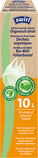 Sacs plastique pour déchets organiques avec poignées